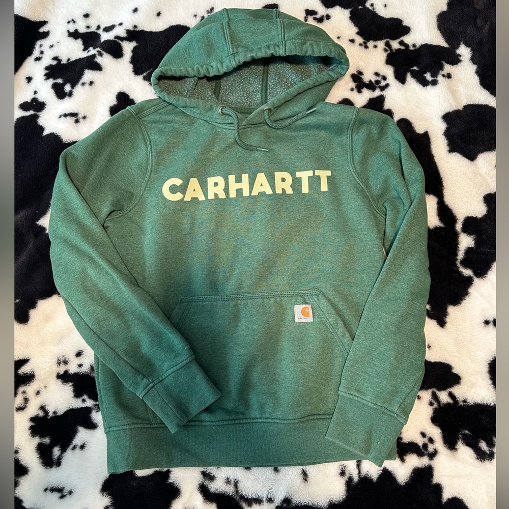 Women’s Carhartt Hoodie, size M, green